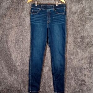 Spanx ankle skinny midnight shade high waisted tummy control sz large